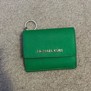 Green Michael Kors Wallet